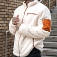 thumbnail image 5 of GuangCheng Fleece Fuzzy Shirts for Mens Zip Up Sherpa Long Sleeve Jackets Stand Collar Thick Coats with Zippered Pockets, 5 of 6
