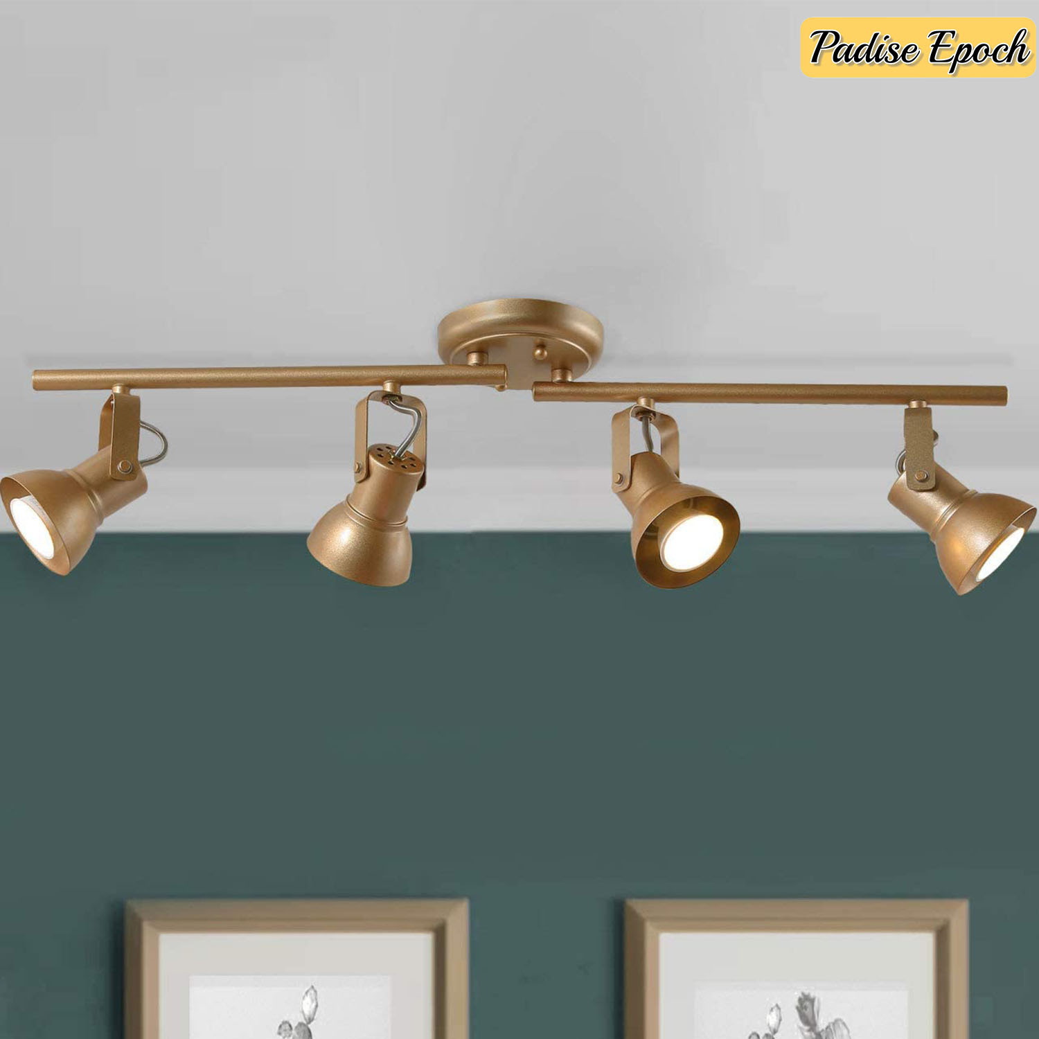 gold finish track lighting