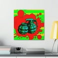 thumbnail image 3 of Grenades in Pop Art - Canvas, 3 of 10