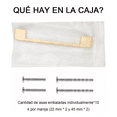 thumbnail image 3 of Tiradores Para Cocina Cajones Armarios 12.8 cm 10 Piezas, Dorado, 3 of 5