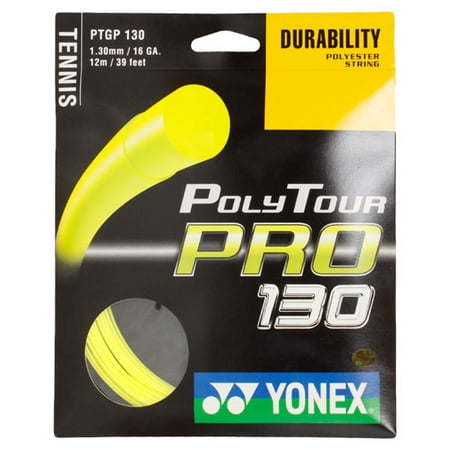 Poly Tour Pro 130 16G Yellow Tennis String (Best Poly Tennis String 2019)