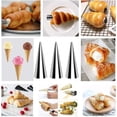 thumbnail image 4 of Kit de 35 Moldes de Acero Inoxidable para Cannoli y Cuernos de Crema con Formas Cónicas y Tubulares Antiadherentes, 4 of 5