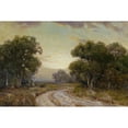 thumbnail image 2 of Julian Onderdonk 14x11 Gold Ornate Wood Frame and Double Matted Museum Art Print Titled - Evening Near Jackson, Southwest Texas, 2 of 4