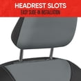 thumbnail image 4 of Fundas para asientos de coche Motor Trend AquaShield para asientos delanteros, grises, 4 of 6