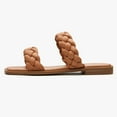 thumbnail image 3 of Weestep Women Braided Flat Slip on Slide Sandal, 3 of 7