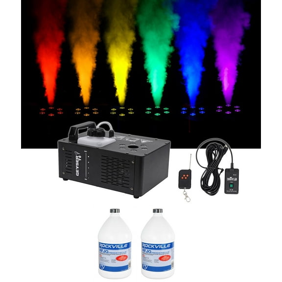 Chauvet RGB Pyrotechnic Light Fog Machine with Remote Control
