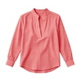 thumbnail image 4 of Lmueinov Long Sleeve Shirts for Women V-Neck Gingham Curved Hem Loose Fit Plus Size Tops Plaid Lightweight Summer Fall Business Casual Blouses, 4 of 4