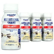 Equate Plus Nutritional Shakes, Vanilla, 8 Fl Oz, 6 Ct