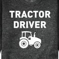 thumbnail image 3 of Instant Message - Tractor Driver - Men's Crew Neck Fleece Pullover, 3 of 6