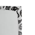 thumbnail image 2 of Ambesonne Paisley Fitted Sheet, Different Flowers Forms, Twin XL Size, Grey and Black, 2 of 2