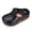 Black, variant on Boys Sport Graphic Accent Two Tone Sole Adjustable Snap Back Strap on Clogs Size:8-9 Years