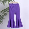 thumbnail image 2 of Hessimy Girls Wide Leg Sweatpants Drawstring Baggy Pants Teen Girls Athletic Joggers Pants with Pockets(Dark Purple,8-12 Years), 2 of 9