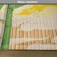 thumbnail image 6 of Ambesonne East Place Mats Set of 4, Exotic Full Moon Clouds Look, Standard Size, Yellow Green Pale Brown, 6 of 6