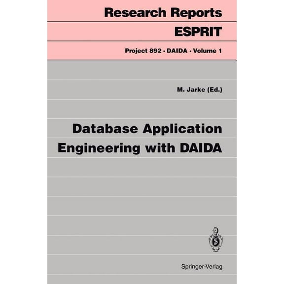 Database Application Engineering with Daida, (Paperback)