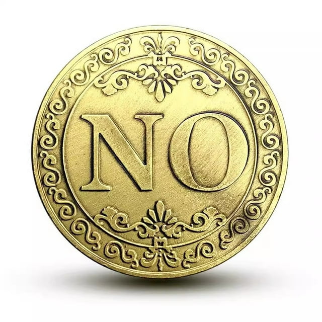 Moneda Decision Magic Luck, bronce vintage, 35 g, 4 x 0,3 cm