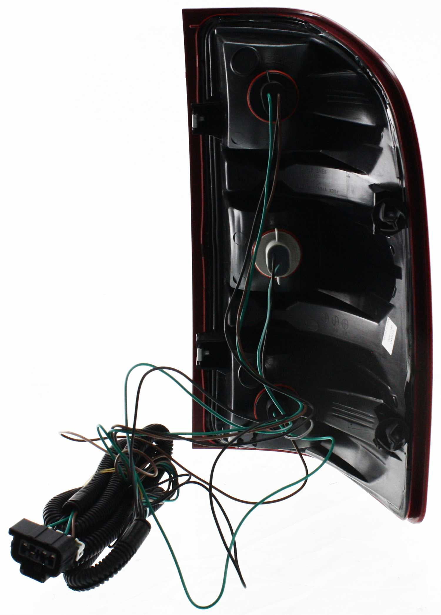 Tail Light Compatible With 2007-2010, 2012-2014 GMC Sierra 3500 HD 2007-2010 Chevrolet Silverado Left Driver With bulb(s) CAPA Certified