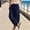 Navy, variant on Only Moment Trendy Ruffle Flare Pant Legs Design Linen Pants Elastic Waist Pants Casual Loose Drawstring Summer Beach Travel Vacation Palazzo Harem Pants with Pockets White,L