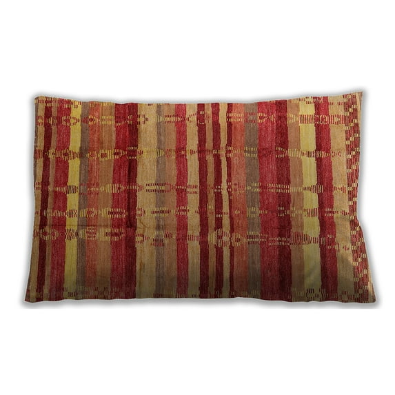 Ahgly Company Indoor Rectangular Mid-Century Modern Lumbar Throw Pillow, 13 inch by 19 inch