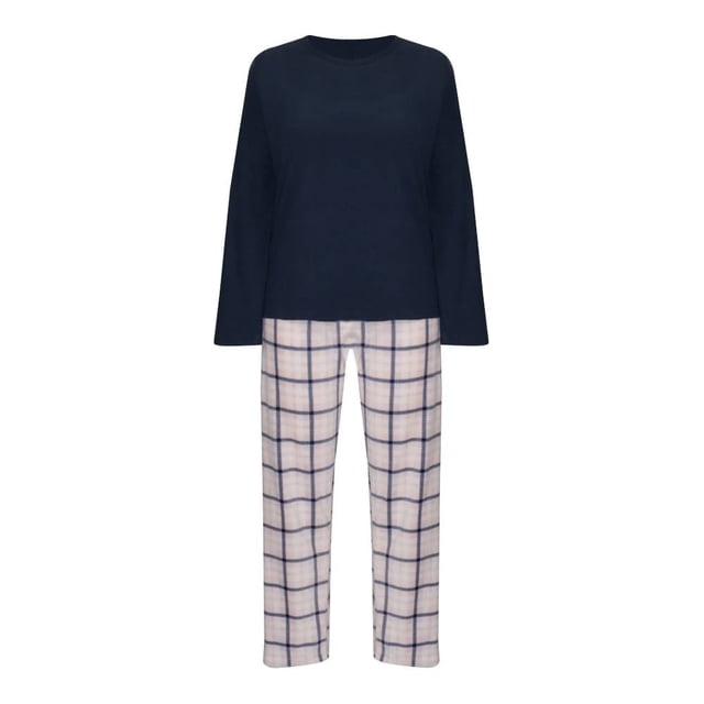 Pijama Secret Treasures Talla EG Cuadros Marino