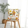 thumbnail image 5 of Honeii Autumn Forest Animals Print Throw Pillow, Square Decorative Pillow Forms Soft Fluffy Plump Pillow Decorative Pillow Inserts,Couch Pillows-16"x16", 5 of 7