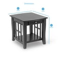 thumbnail image 5 of Steve Silver Cassidy Indoor Traditional with Storage and Shelf 23" Tall End Table, Black, 5 of 5