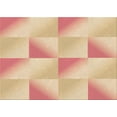 thumbnail image 1 of Ahgly Company Machine Washable Indoor Rectangle Transitional Sunrise Orange Area Rugs, 7' x 10', 1 of 7