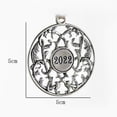 thumbnail image 2 of Colgante para árbol de Navidad, adornos navideños de metal de peltre macizo, decoraciones, 2 of 2