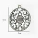 thumbnail image 2 of Colgante para árbol de Navidad, adornos navideños de metal de peltre macizo, decoraciones, 2 of 2