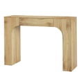 thumbnail image 2 of 47 Inch Long Console Table with Drawer, Narrow Rectangular Sofa Table Behind The Couch, Farmhouse Entryway Table for Entrance, Hallway, Living Room (Natural), 2 of 10
