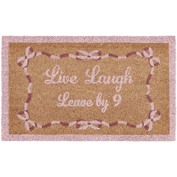 Home Decor Collection Bow Outdoor Doormat, 18"x30"