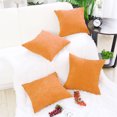 thumbnail image 3 of Piccocasa 4-Piece Polyester Corn Stripe Throw Pillow Cover for Sofa, 3 of 8