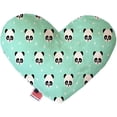 thumbnail image 1 of Mirage Pet 1239-CTYHT8 Heureux Pandas Toile Coeur Chien Jouet - 8 Po., 1 of 1