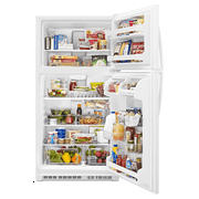 Whirlpool WRT311FZDW 20.5 Cu. Ft. White Top Freezer Refrigerator