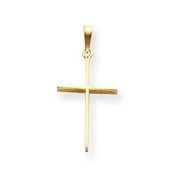 14k Yellow Gold Latin Cross Pendant
