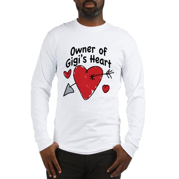 CafePress - OWNER OF GIGI's HEART Long Sleeve T Shirt - Unisex Cotton Long Sleeve T-Shirt