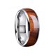 thumbnail image 1 of Anillos con incrustaciones de grano de madera de acero inoxidable para hombre, anillo de compromiso ancho creativo Retro de 8mm, joyería para novio, accesorios de regalos, 1 of 2