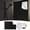 B, variant on Cuttable Stick On Blackout Curtains No-Drill Self-Adhesive Drape Portable Travel Shade Heat-Blocking Light Shield Cuttable Blackout Blind Stick-On Temporary Curtain Foldable Nursery Sun Blocker