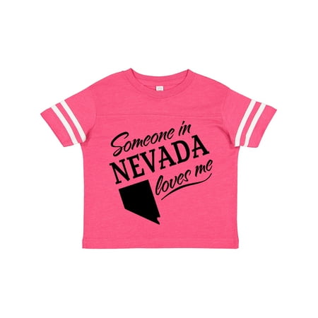 

Inktastic Someone in Nevada Loves Me Boys or Girls Toddler T-Shirt