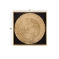 thumbnail image 3 of Pemberly Row Black Matte Shadowbox Art with Gold Fan in Gold Frame, 3 of 3
