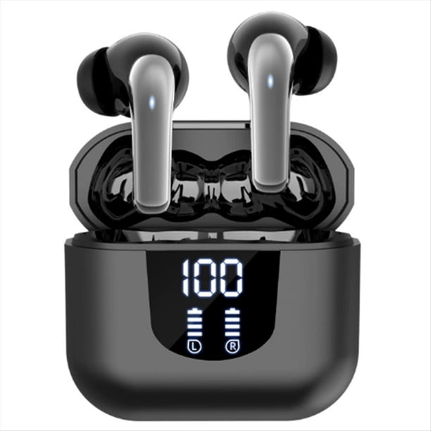 Auriculares de TraduccióN InaláMbricos Bluetooth 5.4, Audio de Alta Fidelidad, Bajo Consumo, ENC, Traductor en Tiempo Real, Color Negro.