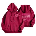 thumbnail image 1 of Chandails en Molleton pour Femmes, Femmes Imprimé Lettre Manches Longues Automne et Hiver Chandail Ample Mode Chandails à Capuchon Tops, 1 of 6