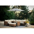 Better Homes & Gardens Brookbury 4 Piece Wicker Outdoor Patio Sectional