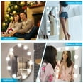 thumbnail image 5 of EEEkit LED Vanity Lights for Mirror, Hollywood Lighted Makeup Mirror Light with 10 Bulbs, Adjustable Color & Brightness for Dressing Room Mirror, 5 of 7