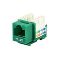 thumbnail image 1 of eDragon Cat5E Punch Down Keystone Jack - Green, 1 of 1