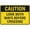Warning Sign 3, variant on Caution Vehicles Emerging From Concealed Entrance Sign For House Door Office Business Yard,Metal Aluminum Rust Free Sign - 8"x12", Pre-Drilled Holes, Weather Resistant