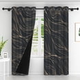 thumbnail image 3 of Lfeey Opaque Blackout Curtains for Bedroom Room Darkening Insulation and Noise Reduction, 42x72 inches, 2 Panels, 3 of 6