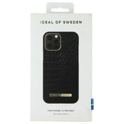 iDeal of Sweden Neo Noir Croco Case for  iPhone 12 Pro Max - Black