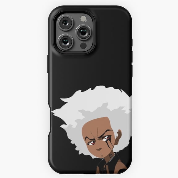 The Boondocks Huey Freeman Anime Phone Case for iPhone 16 15 14 13 12 11 Pro Max