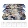 thumbnail image 2 of Genshin Impact 3 Pieces Bedding Set 3D Printed Lightweight Bed Quilt Set Comforter Cover Set for Girls Kids Teens, 1 Quilt Cover 2 Pillowcases 86"x70", 2 of 8