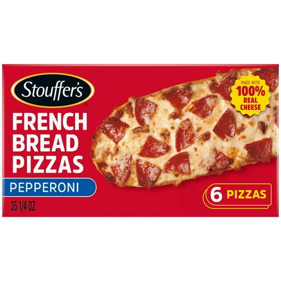 Stouffer's French Bread Pepperoni Frozen Pizza, 6 Count
